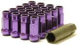 Wheel Mate Muteki SR48 Open End Lug Nuts - Purple 12x1.50 48mm - 32906L