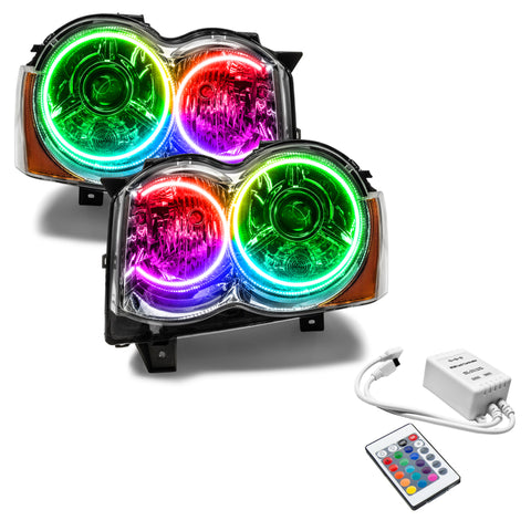 Oracle 08-10 Jeep Grand Cherokee SMD HL - HID - ColorSHIFT w/ Simple Controller - 7139-504