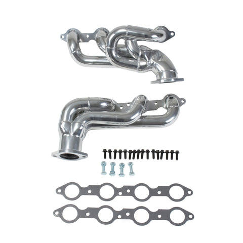 BBK 10-15 Camaro LS3 L99 Shorty Tuned Length Exhaust Headers - 1-3/4 Silver Ceramic - 40200