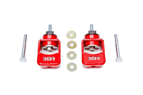 BMR 10-15 5th Gen Camaro Motor Mount Kit (Polyurethane) - Red (Spacers Not Included) - MM004R