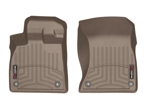 WeatherTech 2018+ Audi Q5 Front FloorLiner - Tan - 4511461
