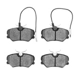 DFC 89-91 Peugeot 405 Front 4000 Hybridynamic Brake Pads - 4000-0454-00