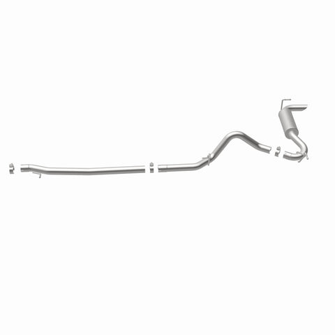 MagnaFlow 12-14 Jeep Wrangler 4dr Single Straight Rear P/S Exit Stainless C/B Performance Exhaust - 15117