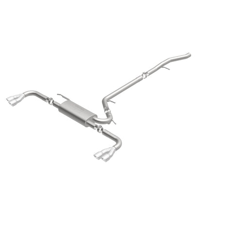MagnaFlow 15-17 GMC Terrain V6 3.6L 409SS Cat-Back Exhaust Quad Split Rear with 3in Polished Tips - 19114
