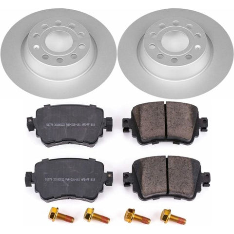 Power Stop 16-18 Audi Q3 Rear Z23 Evolution Sport Coated Brake Kit - CRK7707