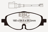 EBC 14+ Audi A3 1.8 Turbo Ultimax2 Front Brake Pads - UD1760