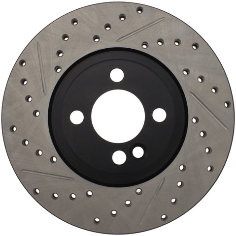 StopTech Slotted & Drilled Sport Brake Rotor 07-13 Mini Cooper - 127.34101R
