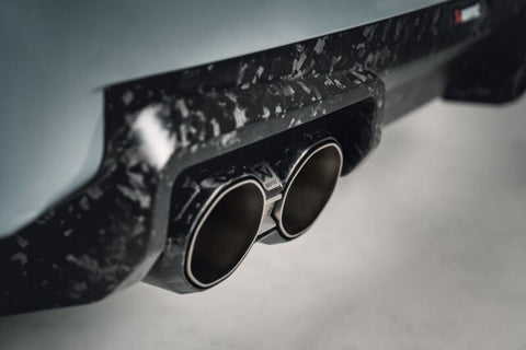 Akrapovic BMW M2 Coupe (G87) Tail Pipe Set - Chopped Carbon - TP-CT/73/CF