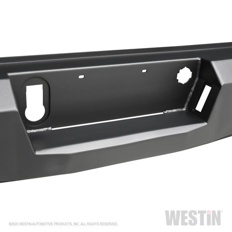 Westin 14-18 Chevy Silverado 1500 Pro-Series Rear Bumper - Textured Black - 58-421005