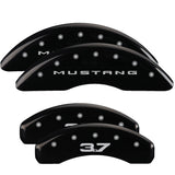 MGP 2 Caliper Covers Engraved Front Oval Logo/Ford Yellow Finish Blk Char 2004 Ford Focus - 10214FFRDYL