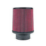 Injen High Performance Air Filter - 3 1/2 Black Oiled Filter 6  Base / 6 7/8 Tall / 5 1/2 Top - X-1021-BR