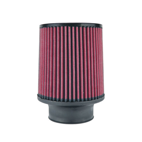 Injen High Performance Air Filter - 3 1/2 Black Oiled Filter 6  Base / 6 7/8 Tall / 5 1/2 Top - X-1021-BR