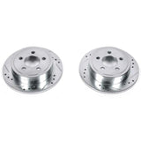 Power Stop 03-07 Jeep Liberty Rear Evolution Drilled & Slotted Rotors - Pair - AR8768XPR