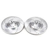 Power Stop 99-06 Audi TT Front Evolution Drilled & Slotted Rotors - Pair - EBR646XPR
