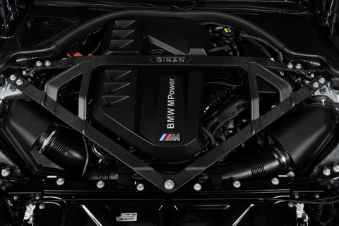 Dinan 21-27 BMW M2/M3/M4 (G80/G82/G83/G87) Matte Carbon Fiber Strut Tower Brace - Front - D180-0015-B