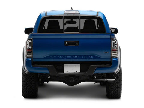 Raxiom 16-23 Toyota Tacoma XW Series Sequential LED Tail Lights- Black Housing- Clear Lens - TT30331