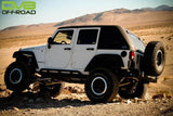 DV8 Offroad 07-18 Jeep Wrangler JK 2 Piece Fast Back Hard Top 4 Door - Black (DS Only) - HT07FB42