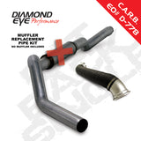 Diamond Eye KIT 5in CB MRP SGL w/ TDP SS 06-07 Chevy/GMC 6.6L Duramax 2500/3500 - K5123S-RP