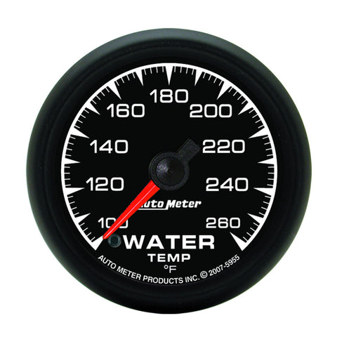 Autometer ES 52.4mm 100-260 deg. F Water Temprature Gauge - 5955
