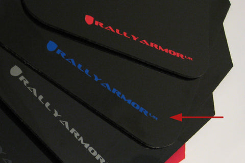 Rally Armor 02-07 Subaru WRX/STI/RS/2.5i (Wagons Req. Mod.) Black UR Mud Flap w/Blue Logo - MF1-UR-BLK/BL