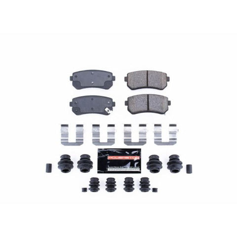 Power Stop 06-08 Hyundai Accent Rear Z23 Evolution Sport Brake Pads w/Hardware - Z23-1157