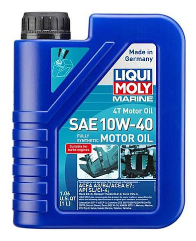 LIQUI MOLY 1L Marine 4T Motor Oil SAE 10W40 - 20506