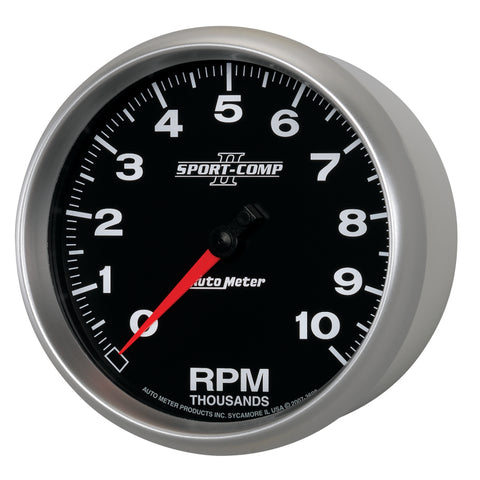 Autometer Sport-Comp II 5 inch 0-10000 RPM In Dash Tachometer - 3698