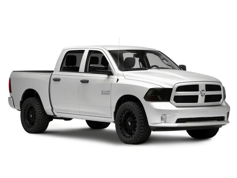 Raxiom 09-18 Dodge RAM 1500 Axial OEM Rep Headlights w/ Single Bulb- Chrome Housing (Smoked Lens) - R118019