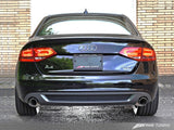 AWE Tuning Audi B8 A4 Touring Edition Exhaust - Dual Outlet Polished Silver Tips - 3015-32030