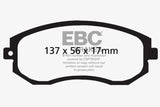 EBC 12+ Scion FR-S 2 Greenstuff Front Brake Pads - DP21884