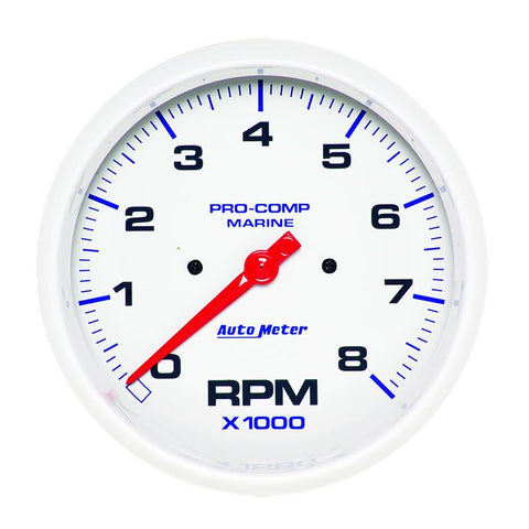 Autometer Voltmeter 2-1/16in 18V Electric Marine Silver Ultra-Lite Gauge - 200756-33