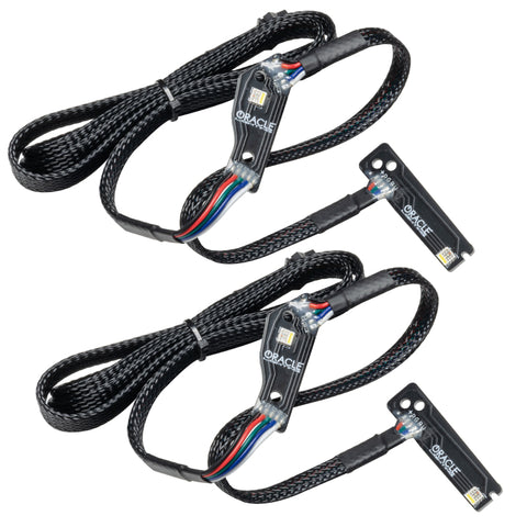 Oracle 15-21 Nissan GT-R RGB+W (Lightning Bolt) Headlight DRL Kit- w/o Controller - 1283-334