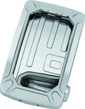Kuryakyn Nova Curved Vertical Mount Side License Plate Holder Chrome - 3190