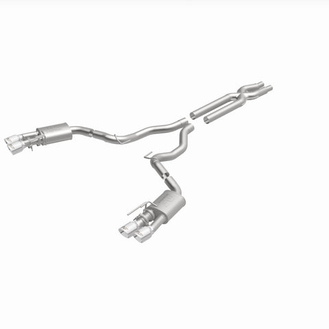 MagnaFlow SYS Cat-Back 2018 Ford Mustang GT 5.0L Competition Dual Exit Polished 4in Tips - 19368