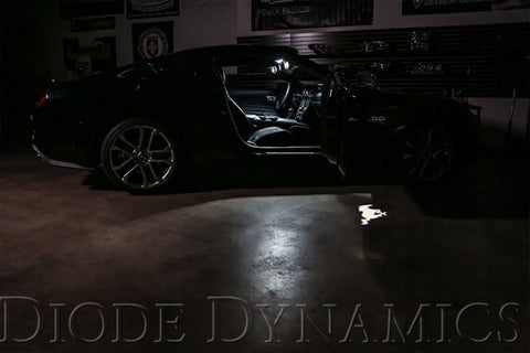 Diode Dynamics 18-19 Mustang Stage 1 Mustang Interior LED Light Kit - Cool - White - DD0359