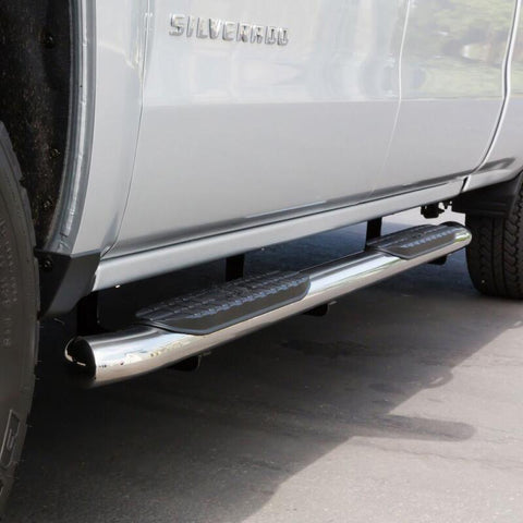 Westin 2014-2018 Chevy Silverado 1500 Crew Cab PRO TRAXX 5 Oval Nerf Step Bars - SS - 21-53720