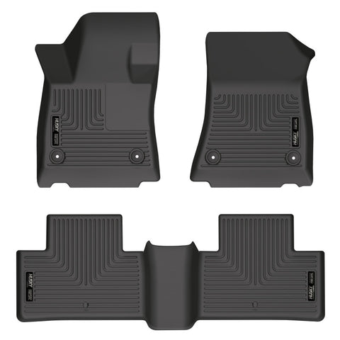 Husky Liners 2022 Infiniti QX55 WeatherBeater Front & 2nd Seat Floor Liner - Blk - 95031