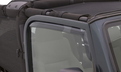 Lund 97-06 Jeep Wrangler Ventvisor Elite Window Deflectors - Smoke (2 Pc.) - 182820