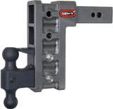 Gen-Y Mega Duty 2.5in Shank 9in Drop 3.5K TW 32K Hitch w/GH-0161 Dual-Ball/Pintle Lock - GH-1624