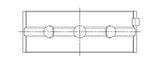 ACL Toyota 1RZ, 2RZ, 2TZ, 3RZ Inline 4 Std High Performance W/ Extra Oil Clearance Main Bearing Set - 5M8378HX-STD