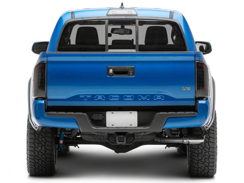 Raxiom 16-23 Toyota Tacoma Axial Series LED Tail Lights- Black Housing- Smoked Lens - TT36288