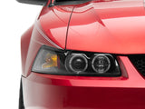 Raxiom 99-04 Ford Mustang Dual LED Halo Projector Headlights- Black Housing (Clear Lens) - 101684