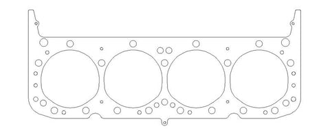 Cometic 62-69 Chevrolet V8 5.3L Small Block 4.060in Bore .032in MLS Head Gasket (w/Valve Pockets) - C5269-032