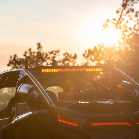 Rigid Industries 28in Chase Light Bar Universal - Rear Facing 27 Mode 5 Color LED Light Bar - 901802