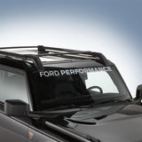 Ford Racing Ford Performance Bronco Windshield Banner - Silver - M-1820-BRS