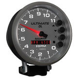 Autometer 5 inch Ultimate DL Playback Tachometer 11000 RPM - Silver - 6895