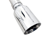 AWE 0FG 21+ Ford F150 Dual Split Rear Exhaust - 5in Chrome Silver Tips - 3015-32105
