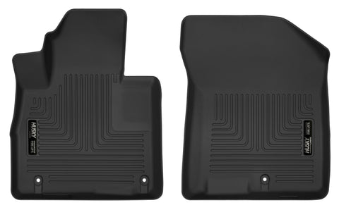 Husky Liners 2019-2020 Hyundai Santa Fe X-Act Contour Black Floor Liners -Front - 52771