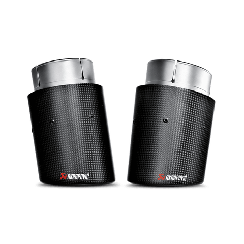 Akrapovic 16-17 BMW 340i (F30 F31) Evolution Line Cat Back (SS) w/ Carbon Tips (Req. Link Pipe) - MTP-BM/SS/2H