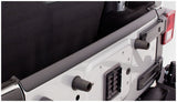 Bushwacker 07-18 Jeep Wrangler Trail Armor Hood and Tailgate Protector Excl Power Dome Hood - Black - 14013